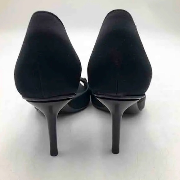 Gucci Authentic Sexy Black and Silver Tess Stiletto Heel Shoes **Size 6.5** 🔥🔥 - Picture 7 of 11